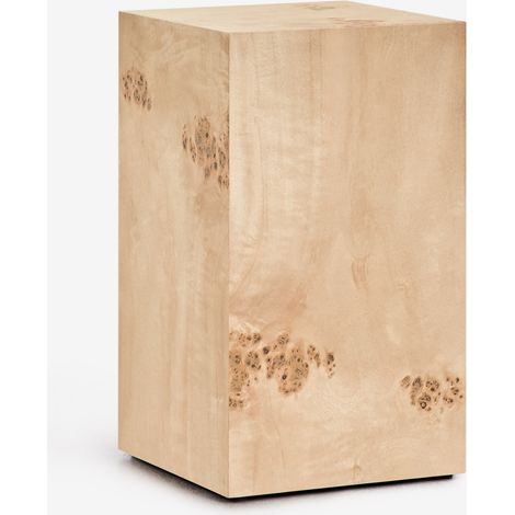 SKLUM Pack mit 2 Nachttischen 35x35 cm aus MDF Girolami              Wurzelholzbraun                      (1/5)