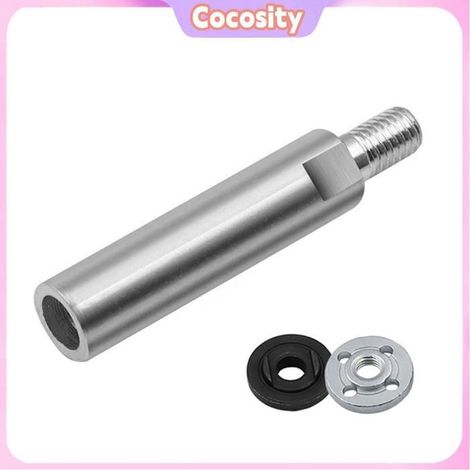 Cocosity Arbre d'extension d'embout de meuleuse d'angle Meuleuse outillage perceuse Tige d'extension et 2 plaques de pressage (1/5)