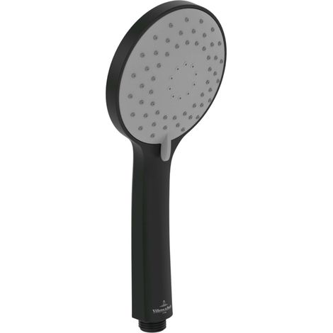 Villeroy & Boch Universal Showers - Alcachofa de ducha, 3 chorros, negro mate TVS109003000K5 (1/2)