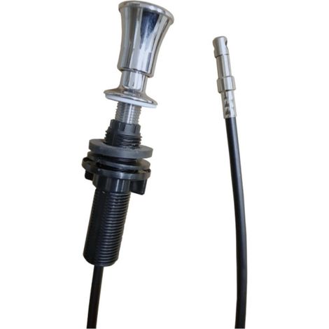 Zugstange aus Edelstahl 304 glänzend poliert, Kabel 560 mm für automatischen Spülenablauf