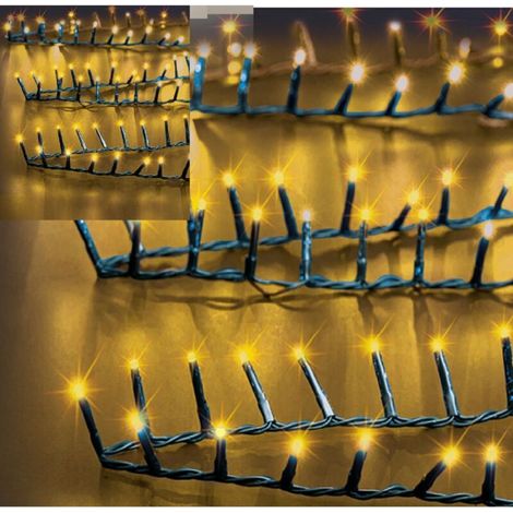 Guirlande Lumineuse Extérieur 12 m 500 LED Blanc chaud et 8 jeux de lumière - Feeric Christmas (1/2)