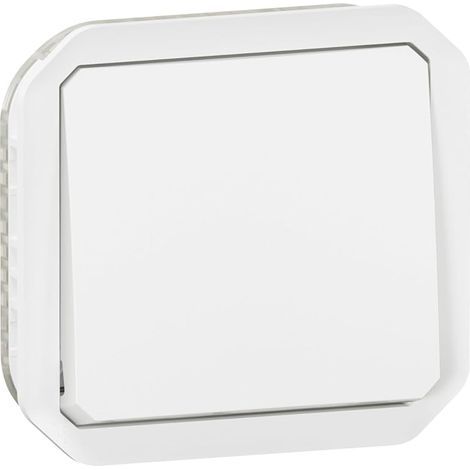Zweiwegeschalter, weiß, modular, 10 A, für elektrische Installationen (1/5)