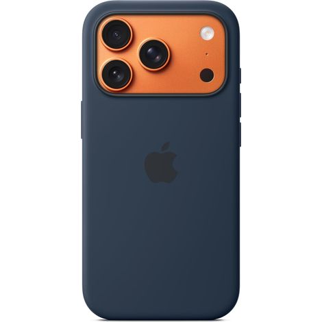 Étui en silicone pour iPhone 17 Pro avec MagSafe et commandes de l'appareil photo - Étui léger compatible avec la recharge sans fil