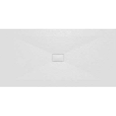 Aquariss SMC Slate Effect Shower Enclosure Tray Base 100cm Wide and Length 200cm White (1/5)