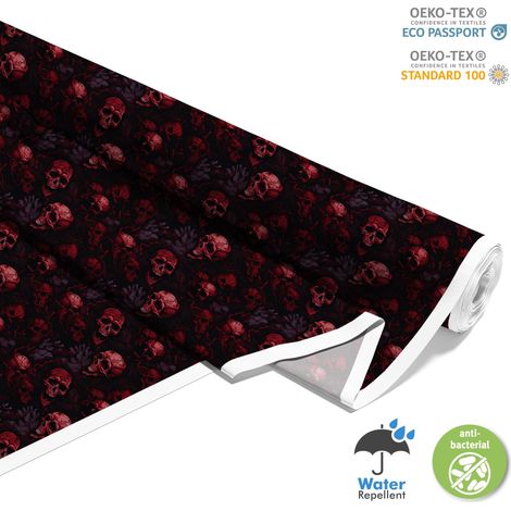 TESSUTI DECORATIVI PER ESTERNI OXFORD - Motivo Teschio I DX4961 (1/5)