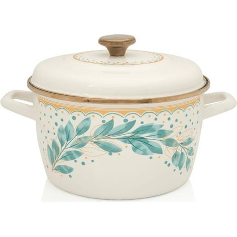 Emaillierter Topf „Green Line“, 24 cm, 6,0 l, METALAC