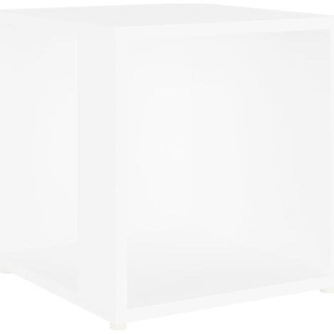 Table d'appoint Blanc 33x33x34,5 (1/5)