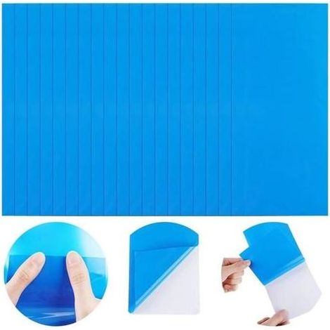 20 pcs Patch Réparation PVC, Auto-Adhésif pour Piscine Gonflable, Kit Réparation Spa et Articles Nautiques (1/4)