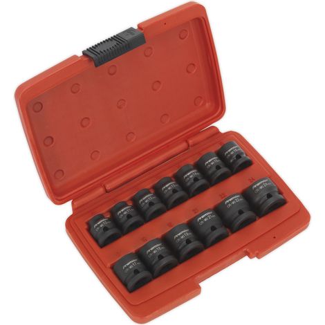 Sealey Premier Low Profile Impact Socket Set 1/2""Sq Drive 13pc AK5613LP