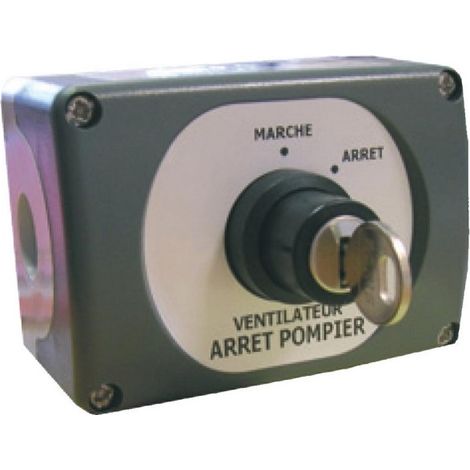 S&P 720405 - boitier arret pompier BAP-A a emission 24/48v - 710004