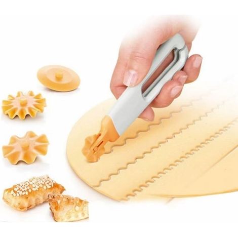 Tagliapasta rotondi multipli, divisori per pasta, tagliapasta rotondi plissettati, utensili da forno (1/5)