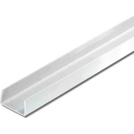 U Rectangulaire Pvc Mat, L.1 M X L.1.4 Cm X H.1 Cm