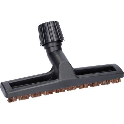 Universal Parquet Brush, 30-37mm Rotating Fitting, Horsehair Bristle, Felt Wheels, For Hard Floors (1/5)