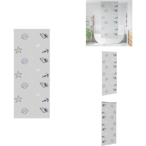 Duschrollo 100x240 cm Stoffbreite 96 cm - Duschrollo - Duschrollos - Duschvorhang - Dusche Rollo (1/5)