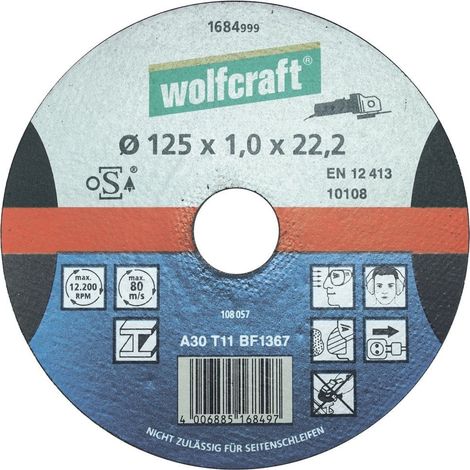 1 disco para cortar a precisión taladro ø 22,2 mm (1/2)