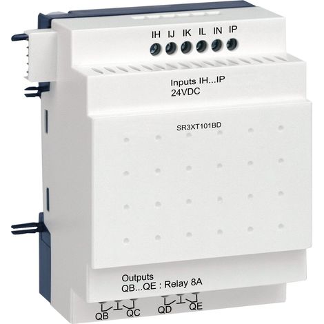 Modulo espansione I/O discreto - 10 I/O - 24 V CC - Per Zelio Logic - SR3XT101BD