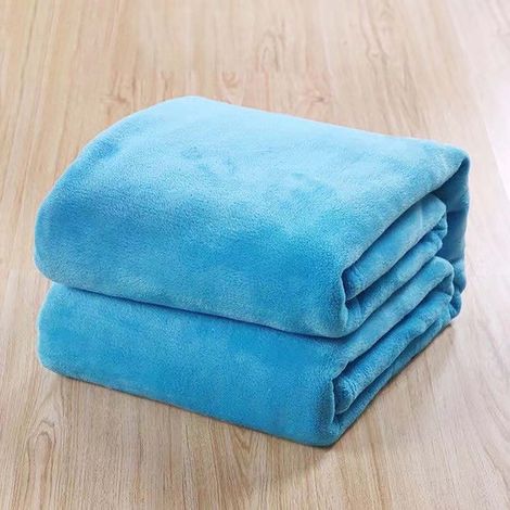 Couverture Jetable - Microfibre Polaire Douce - 120 x 200 cm - Pour Canapé Lit Camping Voyage - 1 Pièce (1/5)