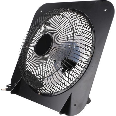 Ventilateur d'extraction solaire haute efficacité avec panneau solaire monocristallin de 20 W et ventilateur d'extraction sur pied de 25 cm pour serre (1/5)