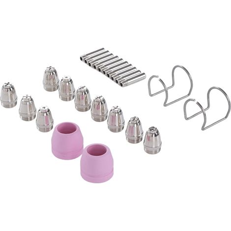 Kit 24 buses de chalumeau coupeur, embouts standard durs, taille fixe, consommables de découpe plasma rapide (1/5)