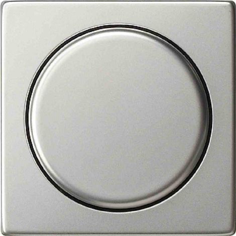 Gira Couvercle Bouton Variateur/Potentiomètre System 55 Acier inoxydable [0650600], 0650 600