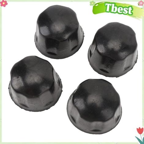 Tbest Couvercle anti-poussière de roue Couvercle anti-poussière pour roues, 4 pièces, Protection efficace pour auto Caoutchouc (1/5)