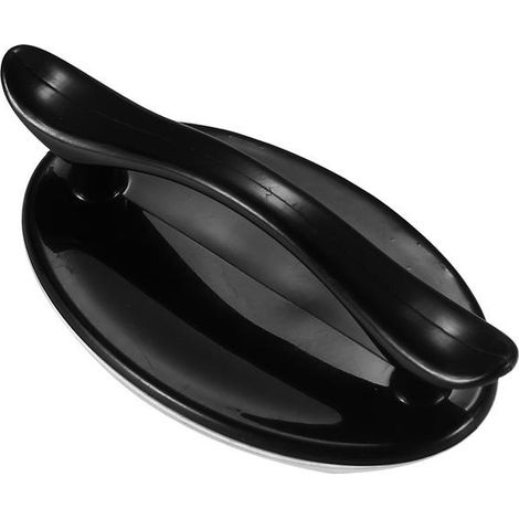 6 poignées adhésives noires pour tiroirs, meubles, fenêtres, portes coulissantes de balcon et baies vitrées (1/5)
