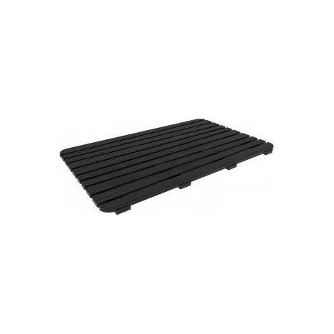 Duschplattform 50 x 80 cm Woody Black Feridras
