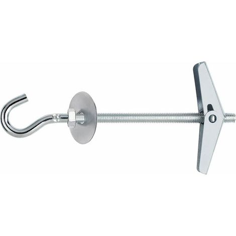 Index – Lot de 50 chevilles à fixation avec segment à ressort M8 mm – Pour béton creux et placo-plâtre – Revêtement zingué – D. 22 mm - PAGAM08