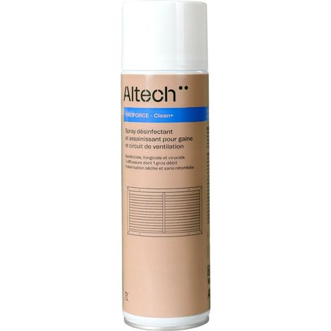 Spray désinfectant pour gaine de ventilation 500 ml – Assainissant pour circuits d'air – 4209467 – Altech