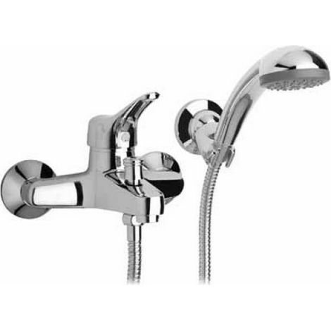 MISCELATORE MONOCOMANDO VASCA CON ACCESSORI LINEA DERBY Cromo
