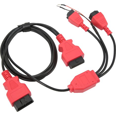 Câble de diagnostic 12 broches/8 broches, connecteur OBD2 pour transmission stable, compatible avec tous les véhicules FCA (1/5)