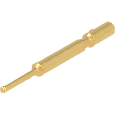 HUMMEL M40 Hybrid Signal/Daten-Crimpkontakt Kontaktstift (M) 0,14mm² - 1mm² gold Werkstoff Messing (CuZn) - 1 Stück (1/3)
