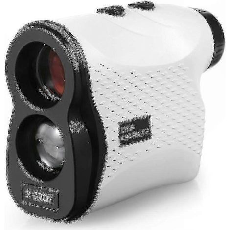 Télémètre numérique de golf 500 m avec testeur de vitesse et monoculaire télescopique pour la chasse et les mesures en extérieur (blanc) - Parfait (1/5)
