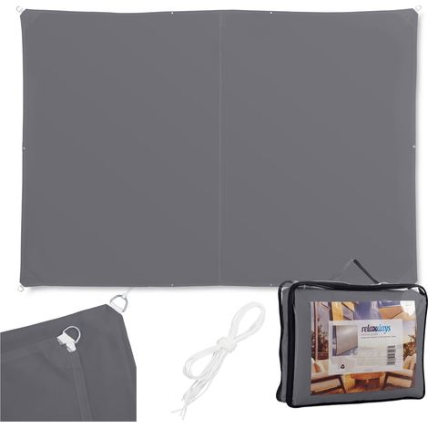 Shade Sail With Eyelets, Water-Repellent Polyester (1/5)