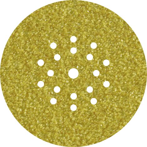 Schleifpapier K60 Ø 225 Korund gelocht für Wand- und Deckenschleifer Schleifwerkzeug & -papier (1/2)