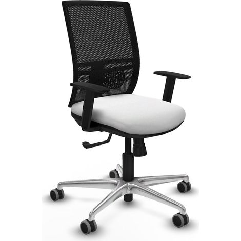 Chaise de bureau piqueras y crespo Yunquera noir mousse découpée (1/2)