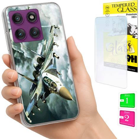 Schutzhülle für Motorola Edge 60 Pro: Foto-Rückseite + 9H-Glas (1/5)