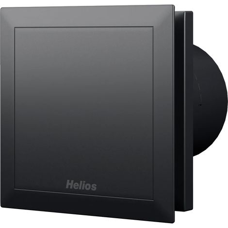 Helios M1/100 F black Minivent DN100 a due velocità, con controllo umidità, black, 40772