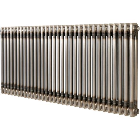 Traditional 2 Column Radiator - 600 x 1460mm - Raw Metal