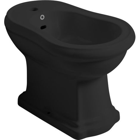 RETRO Bidet 38,5x60cm, noir mat (1/4)