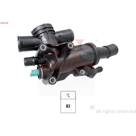 Thermostat, liquide de refroidissement EPS 1.880.748 CITROËN 1 251 116 1 251 133