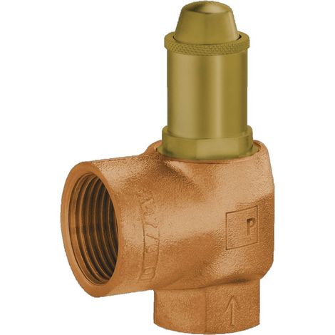 PNEUMATEX Válvula de seguridad DSV25-3,0 H, bronce rojo, 5373030