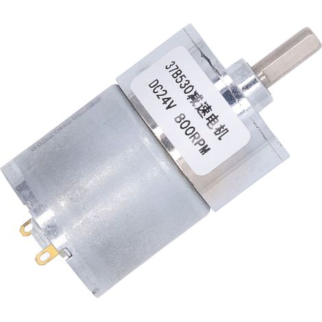 24-V-Gleichstrom-Getriebemotor, 800 U/min, stabiles Getriebe, Getriebemotor für Roboter, hohe Präzision (1/5)