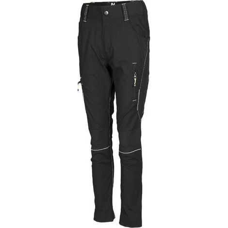Pantalon de Travail Femme Lucie - Taille 40 - Noir - Résistant et Confortable - D-Work