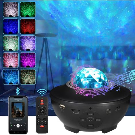Projecteur LED - Veilleuse étoilée Ocean Wave pour scène, chambre, mariage, Noël (1/5)