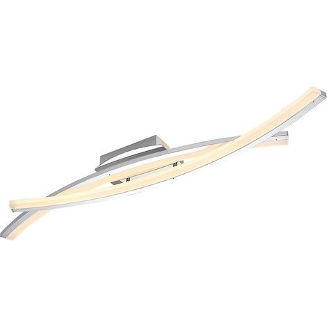 Lindby Lámpara de techo LED 'Elarit' en Plateado Metal