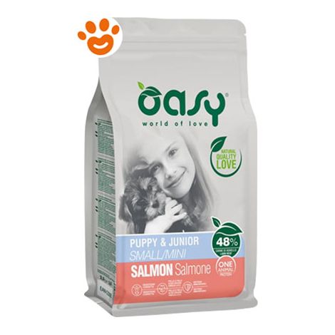 OASY Dry dog oap puppy small mini salmone 2,5kg