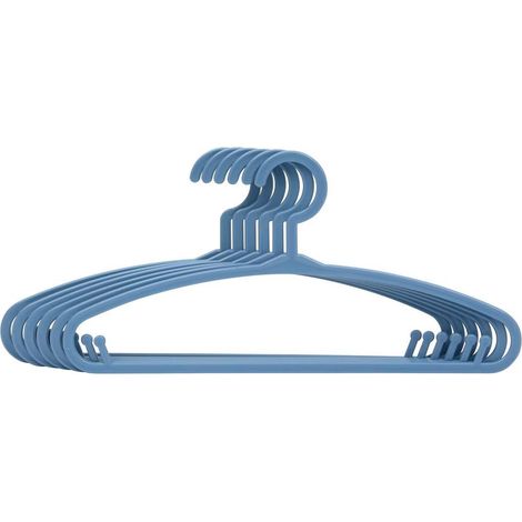 Lot de 6 Cintres Enfant "Aast" 28cm Bleu