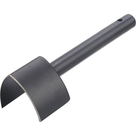 Poinçon de Coupe en Forme de V Outils D'artisanat en Cuir Poinçon de Coupe Demi-rond pour Sac de Portefeuille à Sangle(40mm)