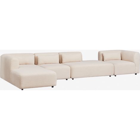 Divano modulare Fogler Chaise Longue sinistro a 4 pezzi con chaise longue SKLUM            